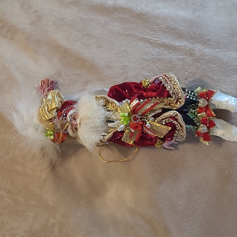 Mark Roberts Festive Red and Gold Ornament
